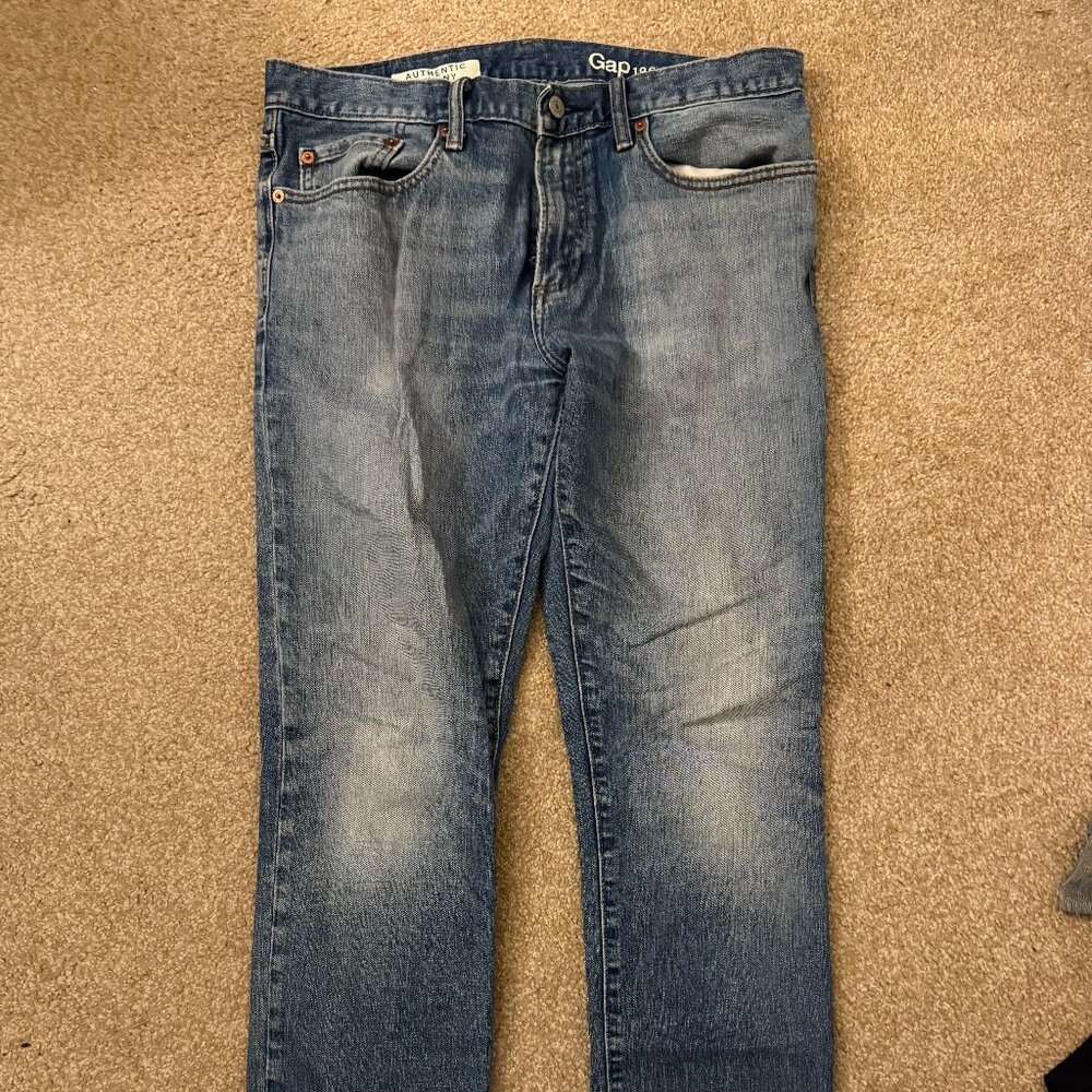 Gap Authentic Skinny Blue Jeans